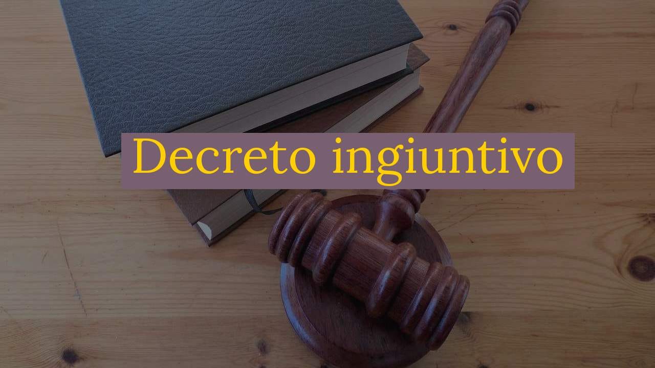 Decreto ingiuntivo