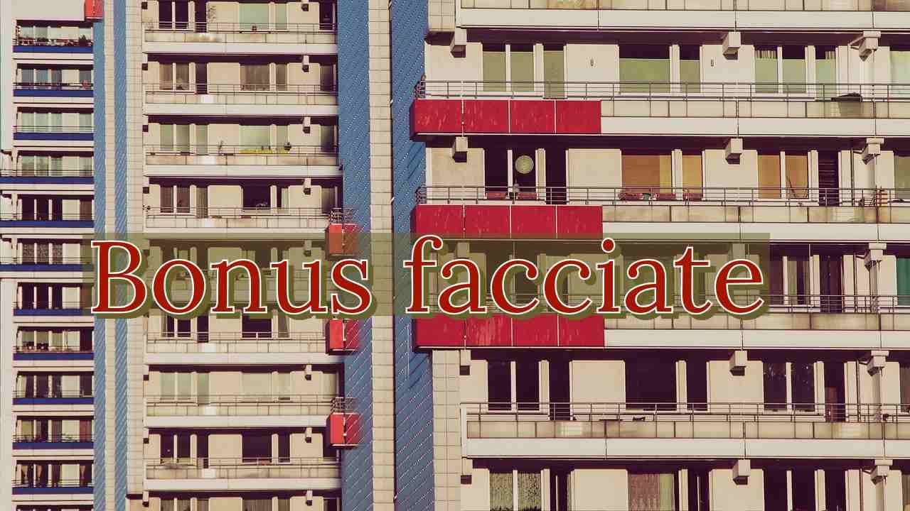Bonus facciate