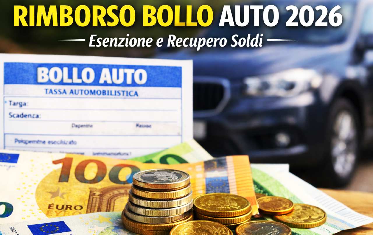bollo auto e rimborso 2026
